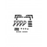 Battery mount set carbon SRX8 GTE - Serpent