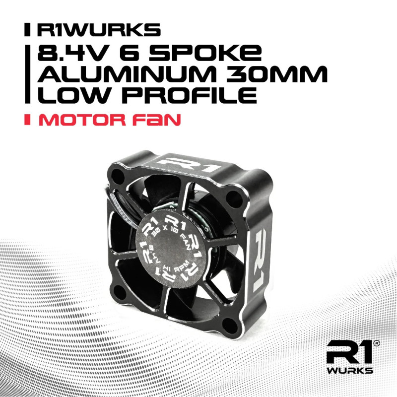 Ventilateur 6 pales - Aluminum 30x30mm Low Profile - R1WURKS