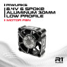 Ventilateur 6 pales - Aluminum 30x30mm Low Profile - R1WURKS