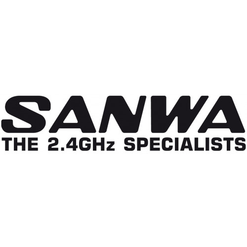 Radio Sanwa M17 + récepteur RX493i + LIPO TX installé