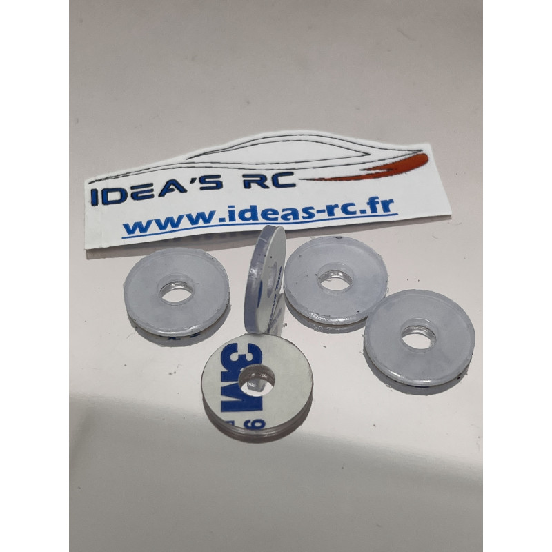 Rondelles Renfort carrosserie fine 0.5mm -  IDEA's RC