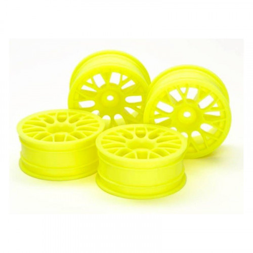 JANTES 24MM +2mm JAUNE HEX:10mm TAMIYA