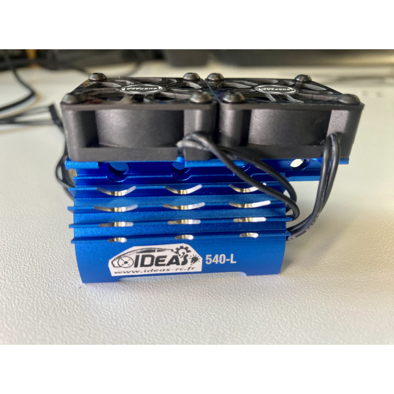 NEW Double Ventilo 36mm + Refroidisseur Bleu 2800RPM