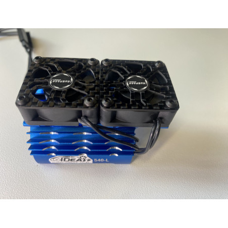 NEW Double Ventilo 36mm + Refroidisseur Bleu 2800RPM